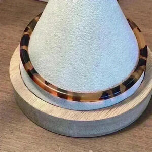 Vintage Acrylic Animal Print Cheetah Bangle